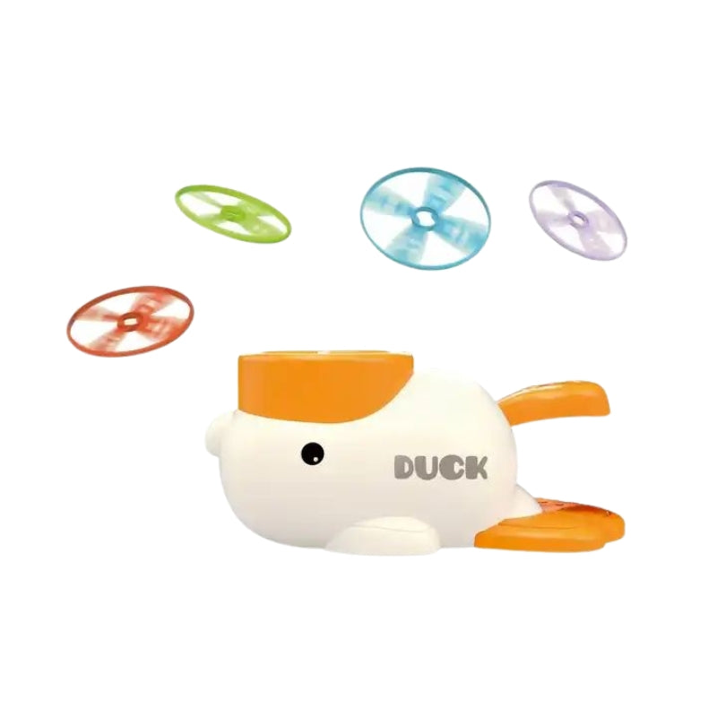 Duck Dash Flying Disc Launcher – Interactive Outdoor Propeller Toy for Kids