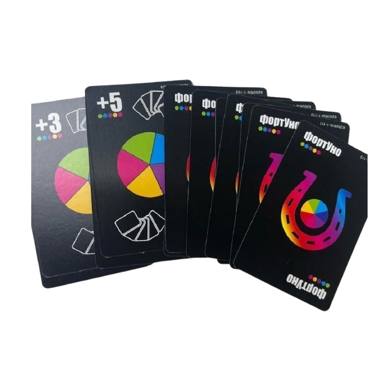 Fortuno Card Game with Interactive Spinner – Fast-Paced Strategy & Family Fun