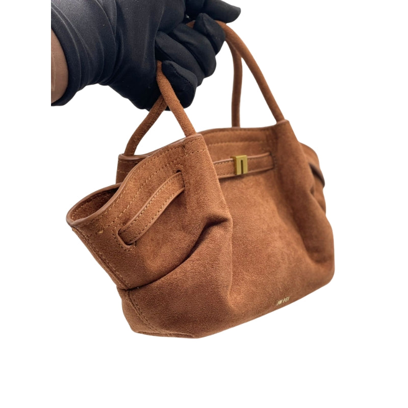JW PEI Harlee Suede Handbag - Premium Brown Suede Tote for Teens & Women