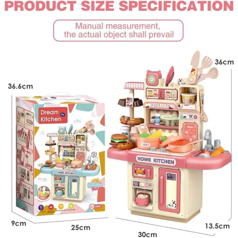 Dream DIY Home Kitchen Playset for Kids – 30cm Interactive Culinary Station