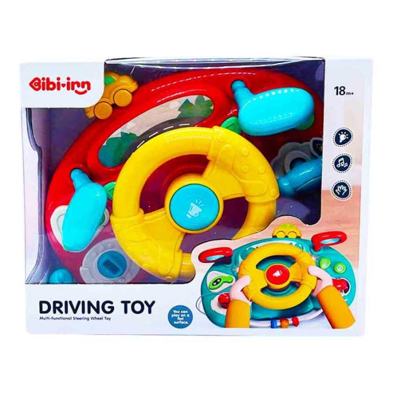 Bibi-inn Multi-Functional Steering Wheel Driving Toy for Toddlers | DEAL