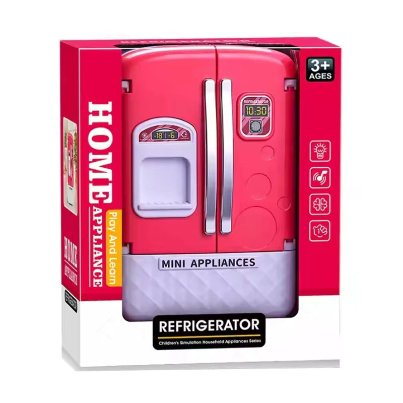Mini Toy Refrigerator – Kids’ Pretend Play Kitchen Appliance