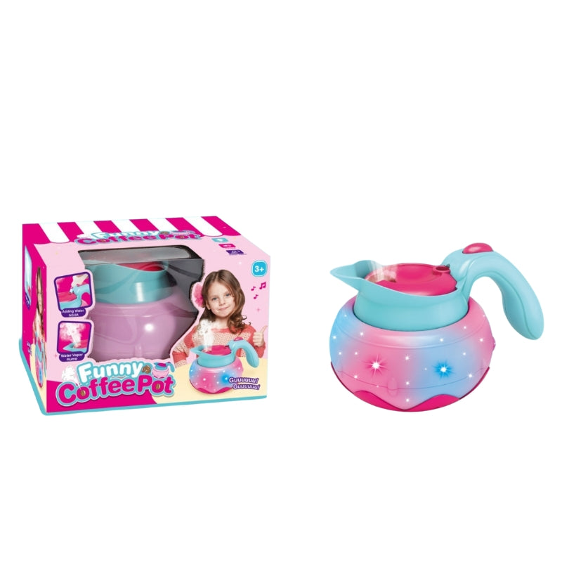 Funny Coffee Pot Play Set for Kids | Mini Kitchen Toy Set | Pretend Play Barista Set