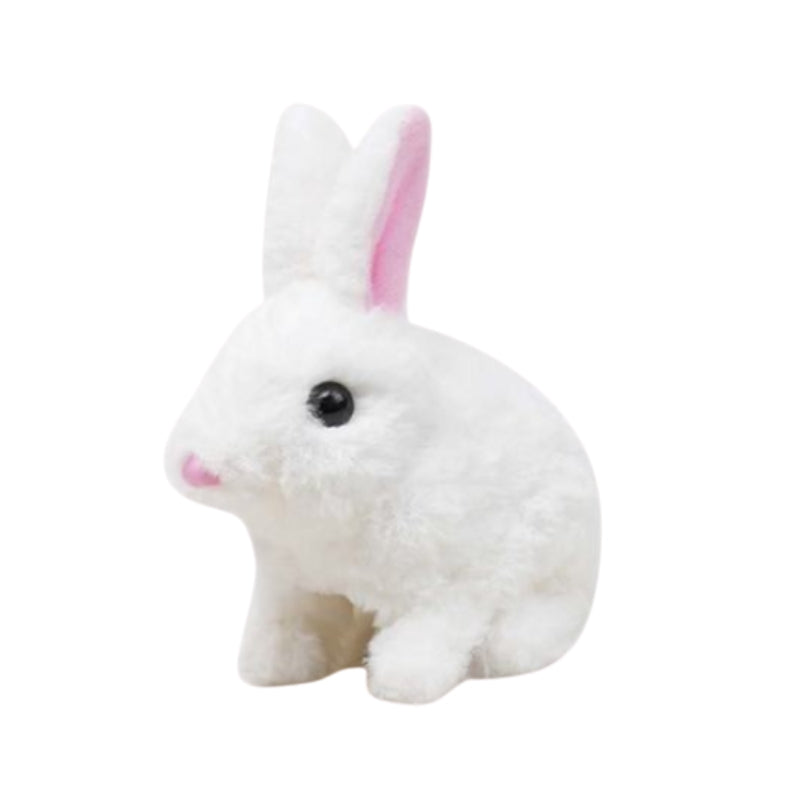Pink Fluffy Mini Rabbit Plush Toy - Cute Bunny Stuffed Animal for Kids