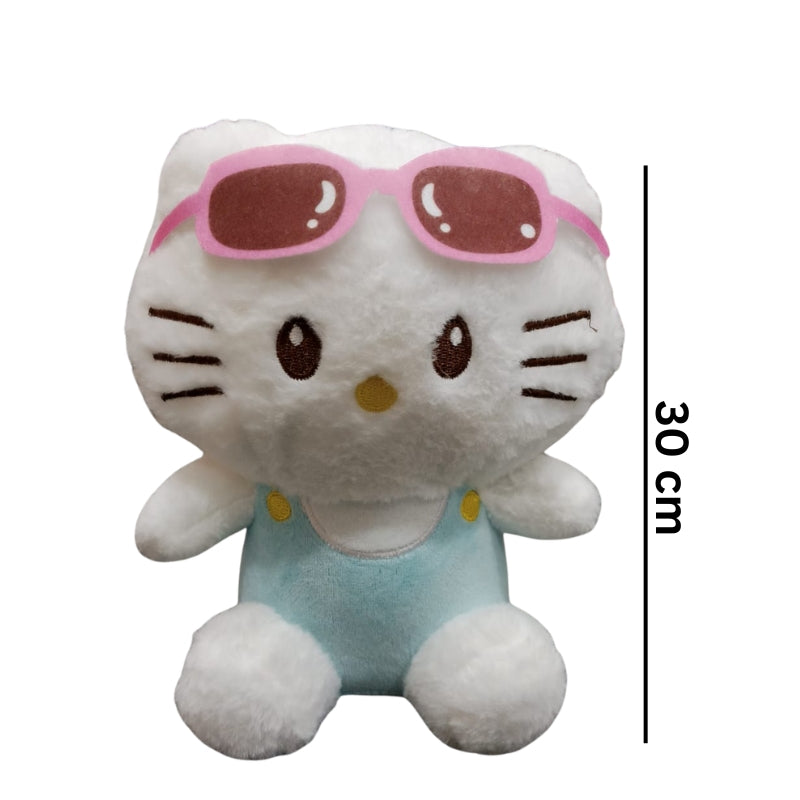 Hello Kitty Plush Toy with Pink Sunglasses for Girls