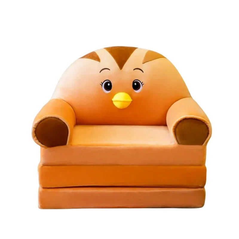 Cartoon Foldable 3 layer Sofa Come Bed For Kids