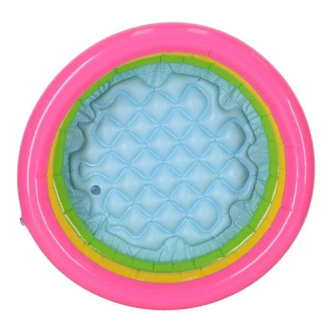 Intex Colorful 3 Ring Baby Pool Safe Fun Water Play for Little Ones