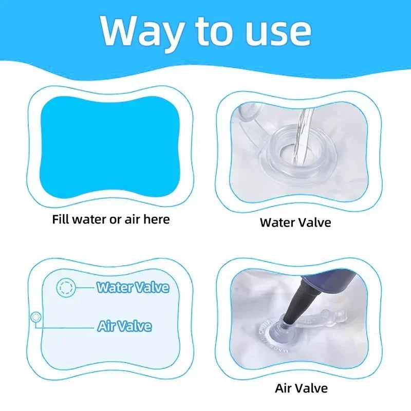 1pc Tropical Fish Inflatable PVC Playing Mat Baby Play Water Mat Toddler Pad Kids Early Education Activity Toys Mat Cushion