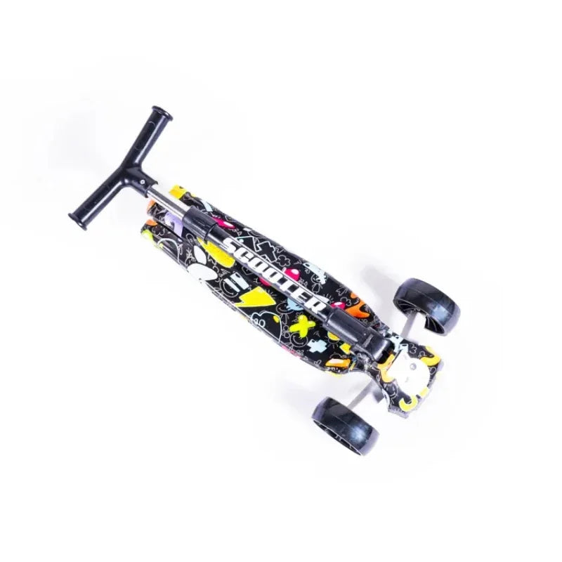 Children's 3 Wheeled Scooty One-Click Folding Portable Kids Scooty