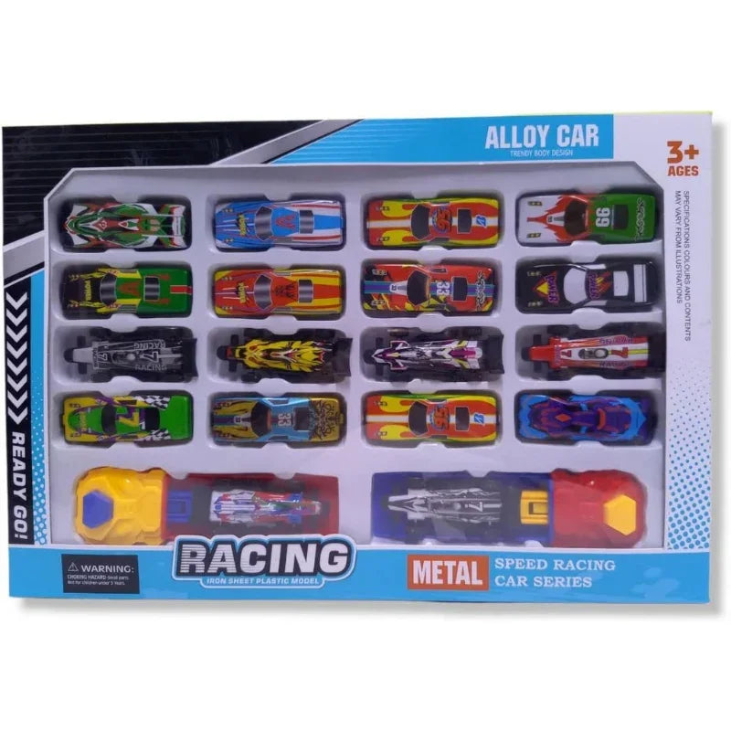 Diecast Alloy Cars Toy For Kids Pack Of 18