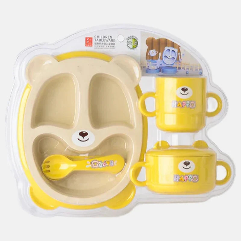 Sunshine Smiles Baby Feeding Set  Bright, Cheerful & Mealtime-Ready