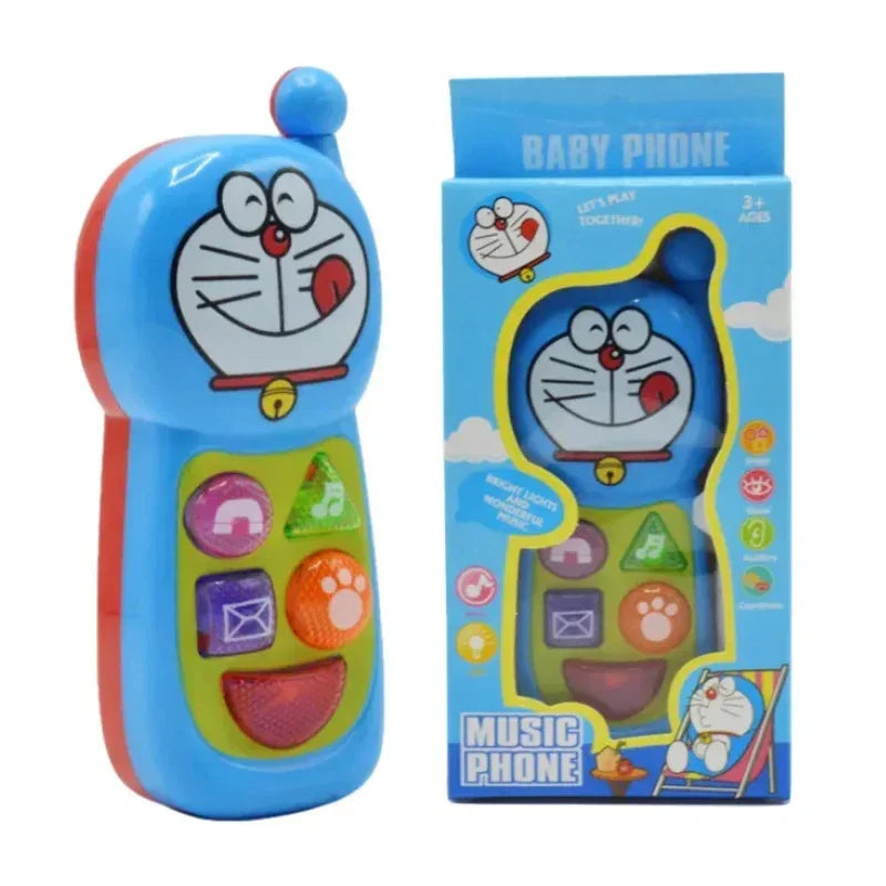 Doraemon Musical Baby Phone Toy with Lights & Sounds Fun Learning for Toddlers 3+ Years