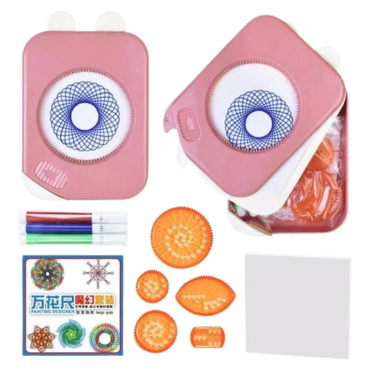 Spirograph Classic Gear - Deluxe Art Set With Storage Box For Kids