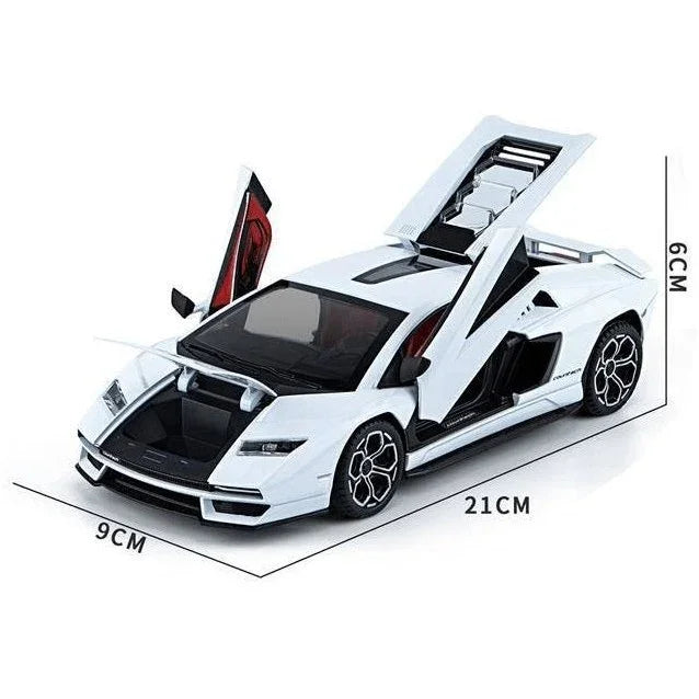 Lamborghini Countach LPI 800-4 1:24 Diecast Alloy Car Model with Light & Sound – Collector’s Edition Toy for Kids & Car Enthusiasts