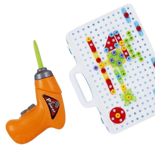 Creative Gear Drill Construction Kit With Battery Operator
