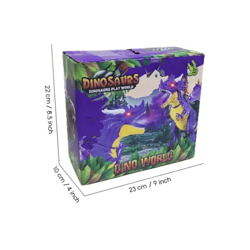Smoke Dragon Toy With Lights & Sound - Movable Neck And Tyre