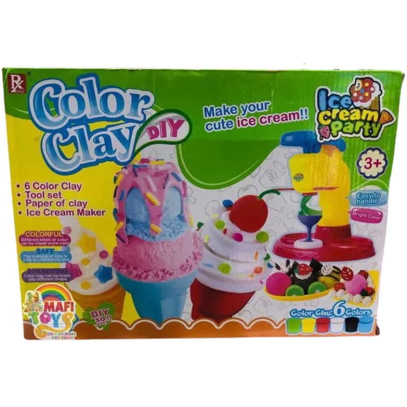 Ice Cream Machine Fun Modelling Clay Dough Play Set