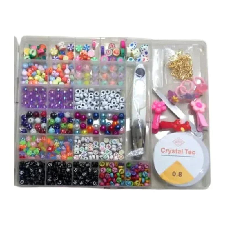 DIY Beads Charms Bracelet & Necklace for Jewelry Making Set (Deal)
