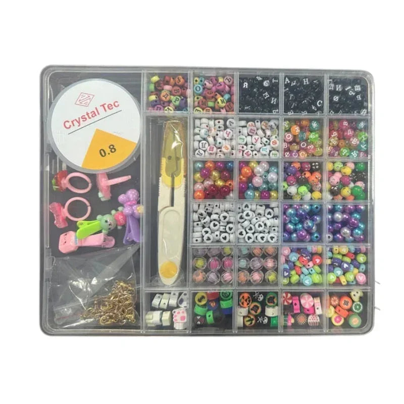 DIY Beads Charms Bracelet & Necklace for Jewelry Making Set (Deal)