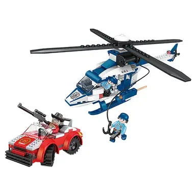 COGO Police Pursuit Building Blocks Set Speed Action Chase Adventure Toy Kids