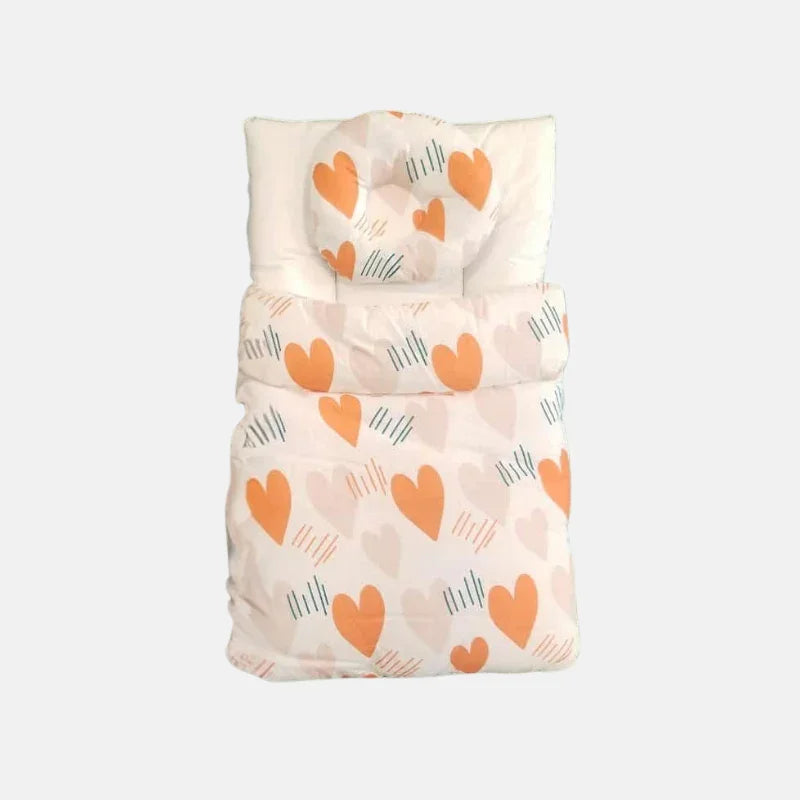 Heart Print Baby Nest For New Born Babies (28343)