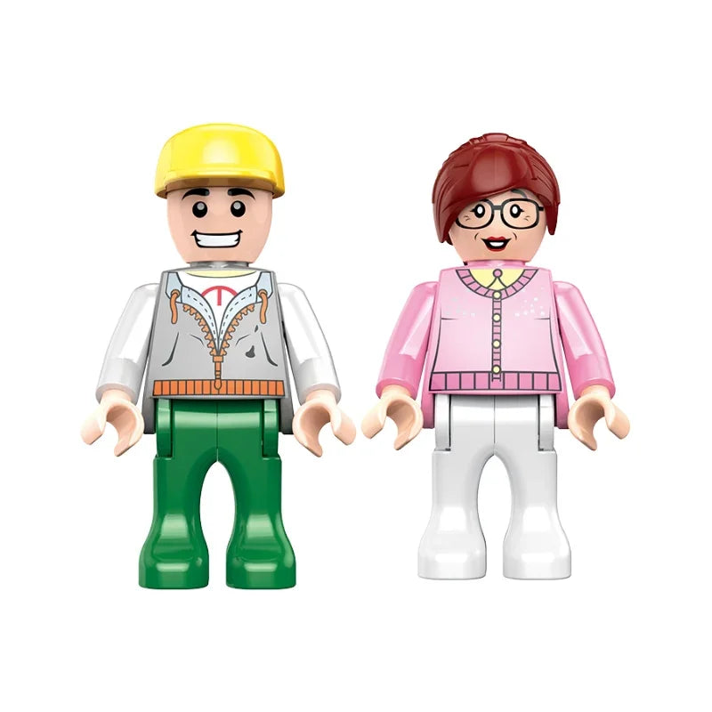 Cogo City Gas Station Building Block Set For Kids