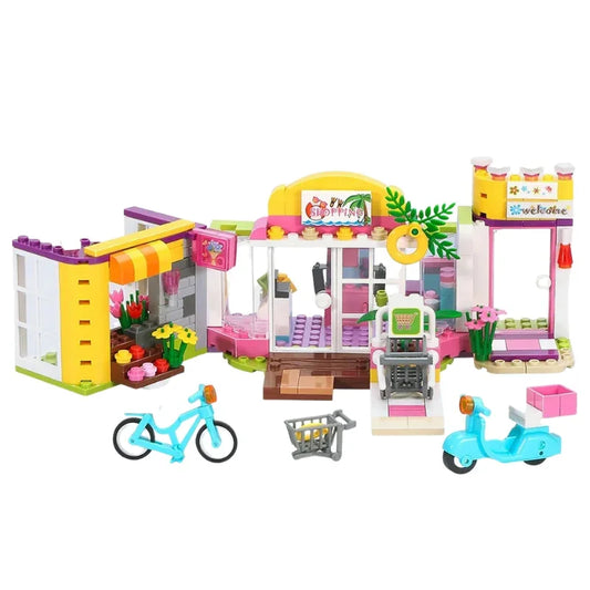 Cogo City Shopping Mall Building Block Set