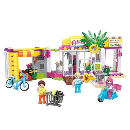 Cogo City Shopping Mall Building Block Set