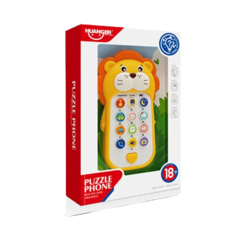 Kids Lion Musical Phone Toy Fun Sounds & Learning Play