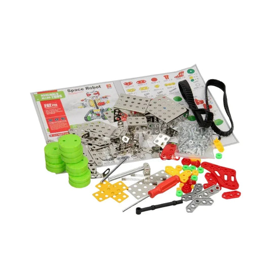 Metal Block 3 Tier Robot Building Set Build Create & Play