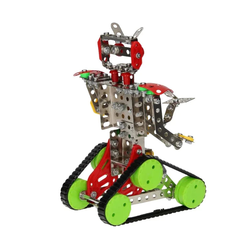 Metal Block 3 Tier Robot Building Set Build Create & Play
