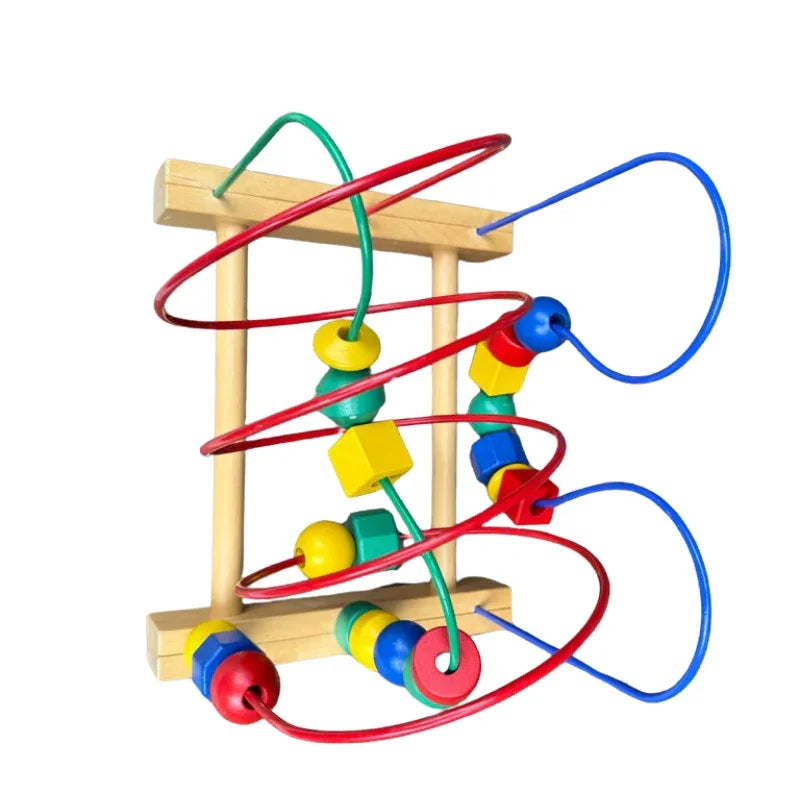 Wooden Bead Maze Adventure – Fun & Learning in Every Twist (Deal))