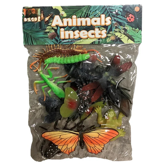 Educational Insect Figurine Set – Explore Nature's Wonders (Assorted)