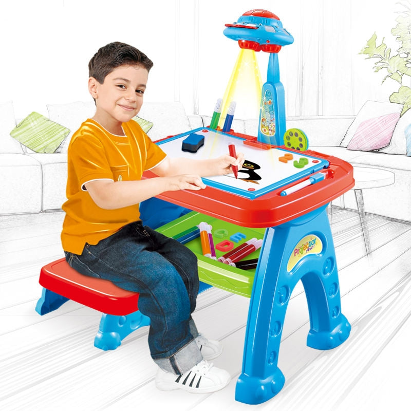 Creative Projector Art Drawing Table For Unisex