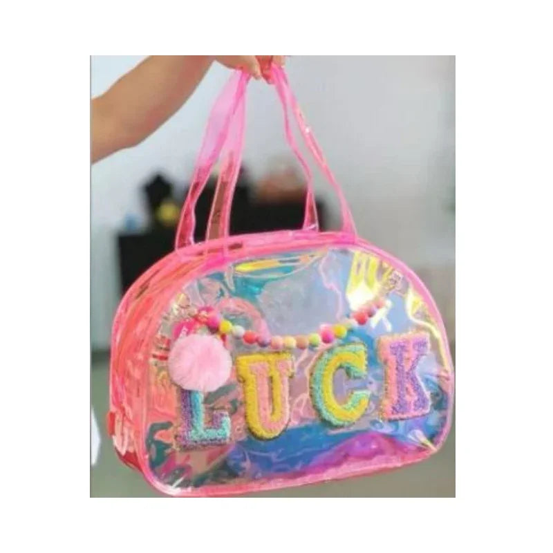Holographic Multipurpose Hand Bag For Girls