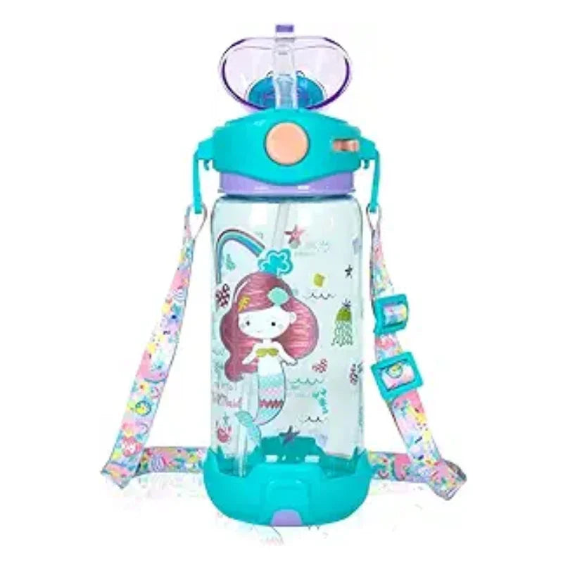 School Water Bottle With Drawstring For Kids