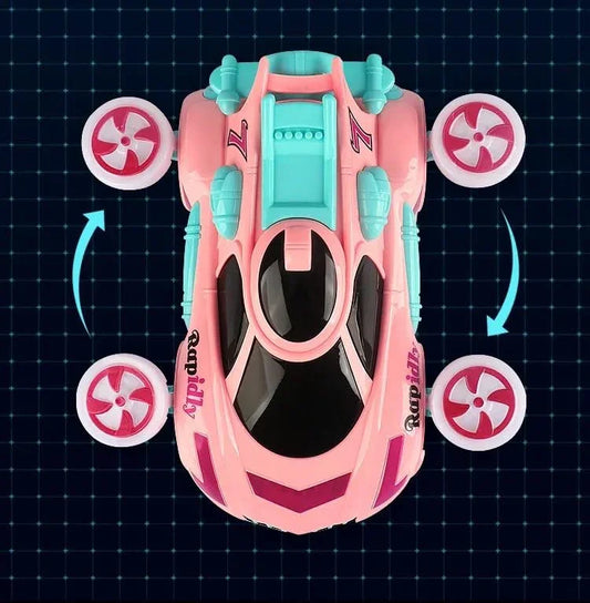 Dazzle Dance Futuristic Car Light-Up Spinning Toy Vehicle for Kids