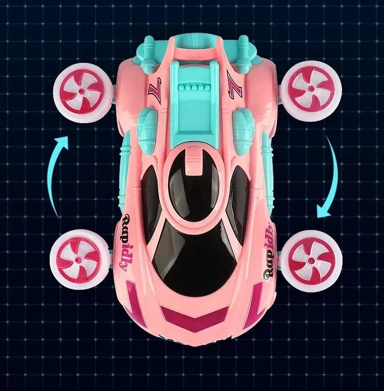 Dazzle Dance Futuristic Car Light-Up Spinning Toy Vehicle for Kids
