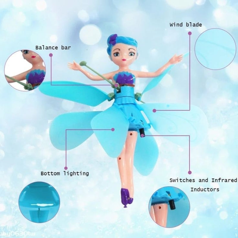 Magical Flying Fairy Doll With Hand Sensor Induction Control
