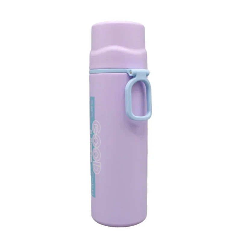 Good Life Metal Water Bottle With Cup (7189)