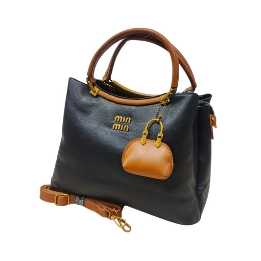 Trendy Girls Luxury Crossbody Shoulder Bag with 3 Zipper Compartments