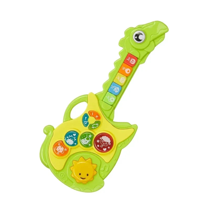 Cute Dino Design Musical Toy Guitar for Kids
