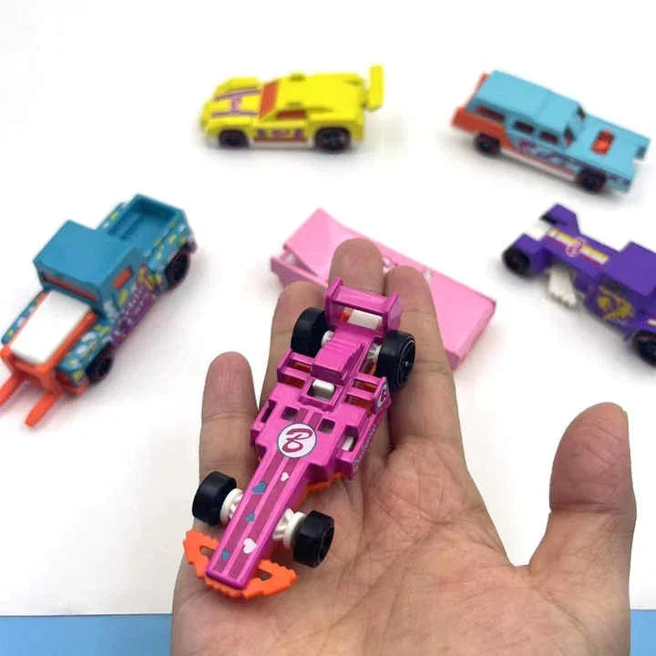 Die-Cast Mini Sports Cars Pack – Colorful Pull Back & Toy Vehicles Assorted