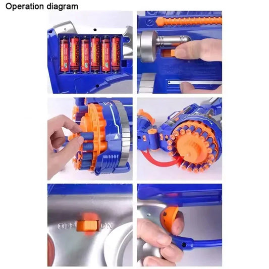 Plastic Soft Bullet Toy Gun Refill Darts Children Shooting Toy For Kids