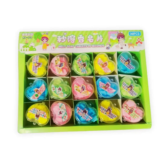 Cute Character Melt Soap Set for Kids – Fun Bath Time with Colorful Cartoon Designs Assorted