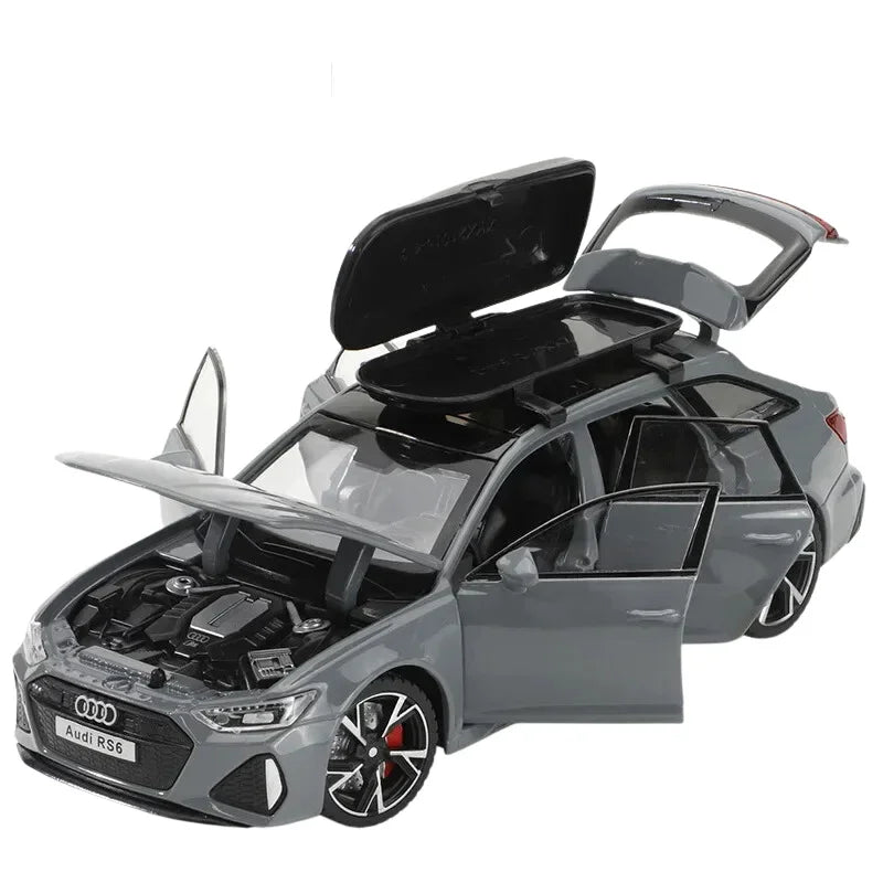 Audi RS6 Alloy Diecast Model Car Sound And Light
