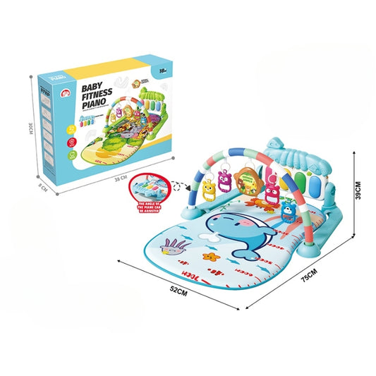 Musical Tummy Time Piano Play Mat Soft Baby Gym & Activity Blanket