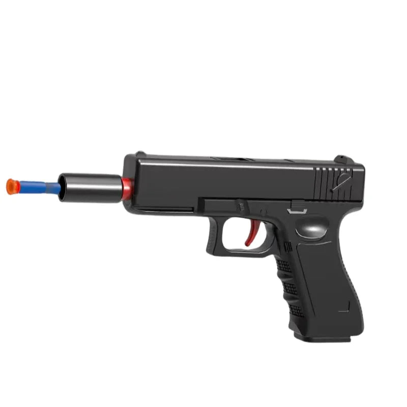 Soft Bullet Toy Gun  Glock Style Blaster with Safe Foam Darts