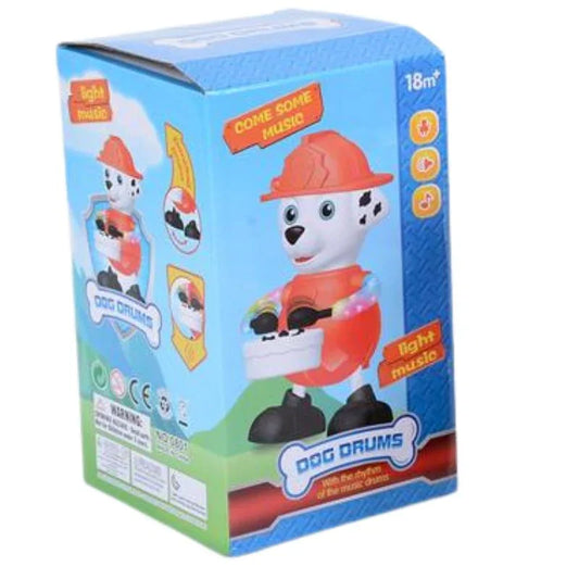Dog Drum Robot Toy Dancing With Light And Music