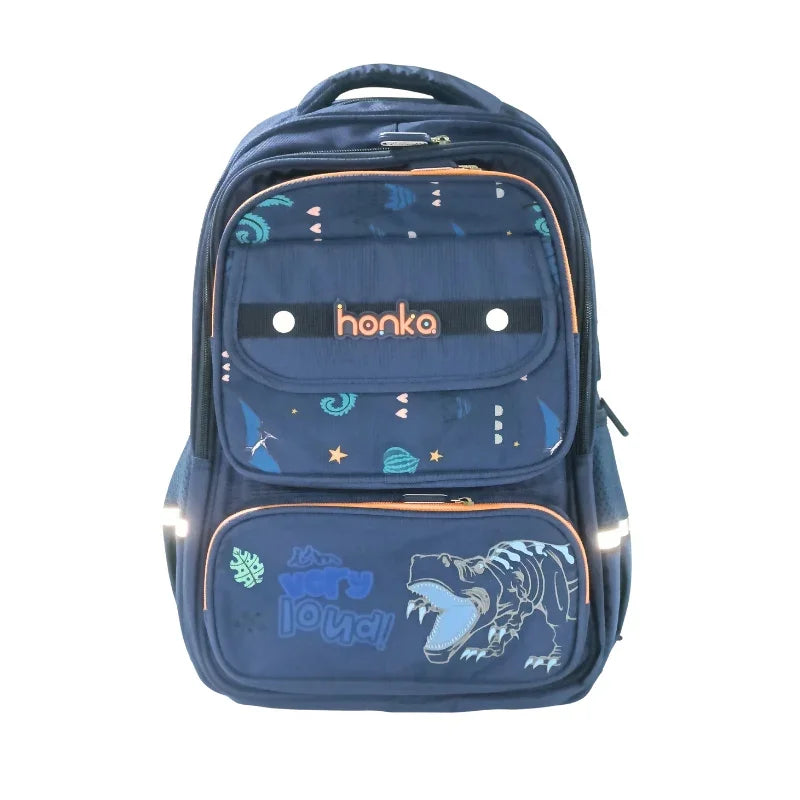 Honko Dino Theme Kids School Bag (3313) 16″ Adventure Style